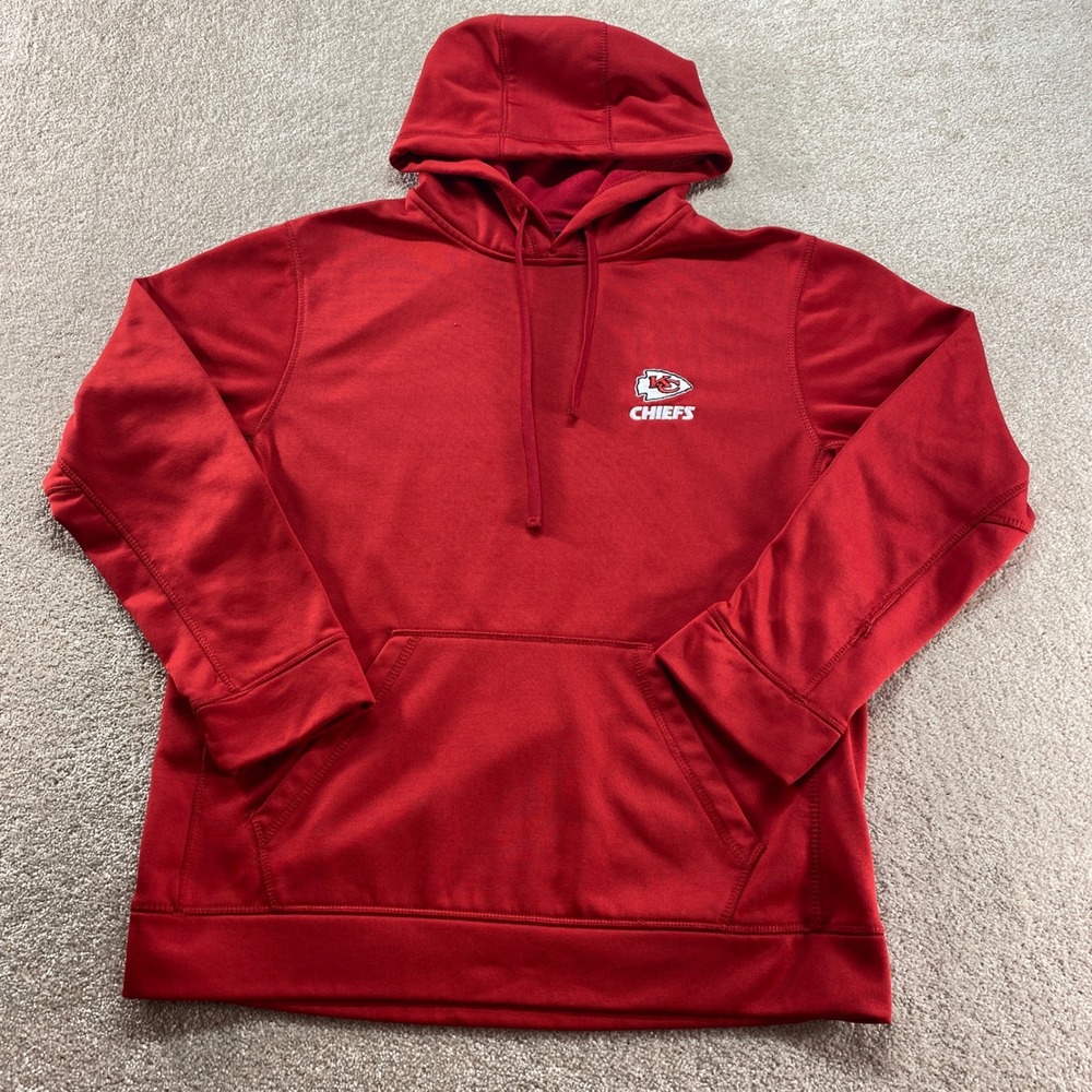 Dunbrook Kansas City Chiefs Hoodie Mens Medium Red NFL Pullover‎ Sweatshirt